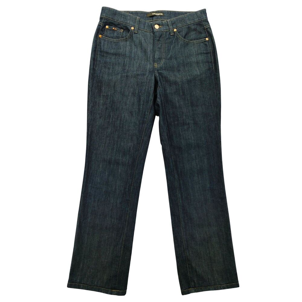 Cambio Norah Slim Women’s 10 Dark Blue Jeans Stretch Made in Poland
